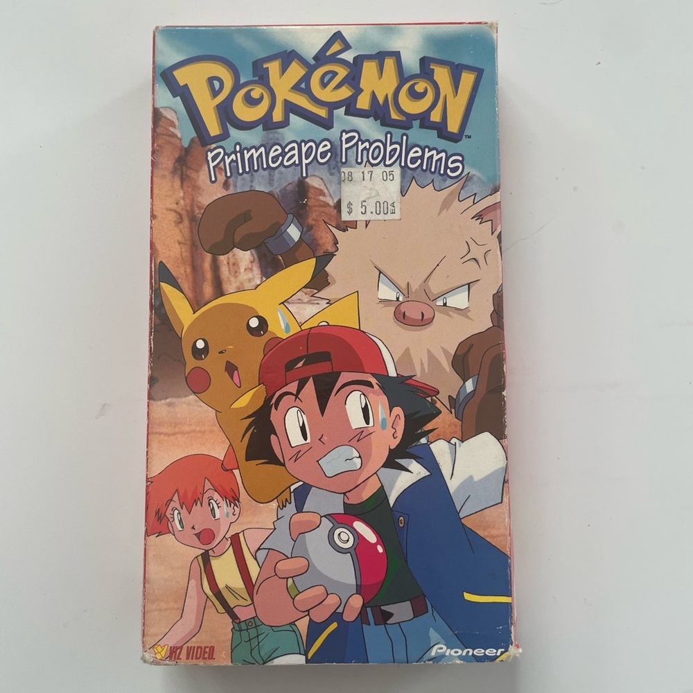 Pokémon VHS - Ash and Mankey Adventure